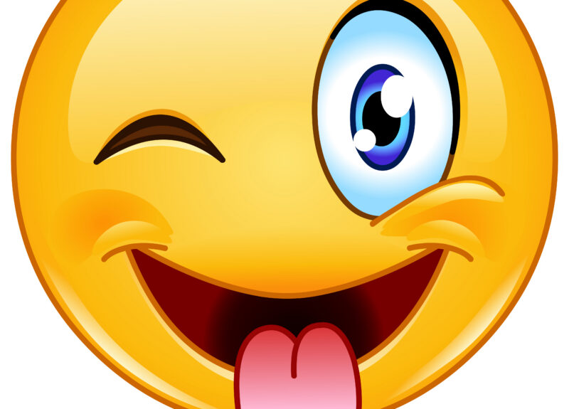 stuck out tongue emoji